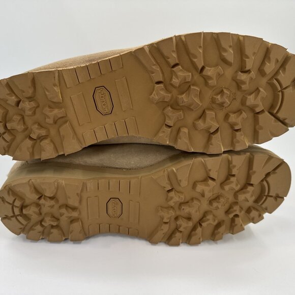 Military Army Boots Tan Mens Size 13 O8D-1042 Combat Vibram Suede NWOT - Picture 5 of 6